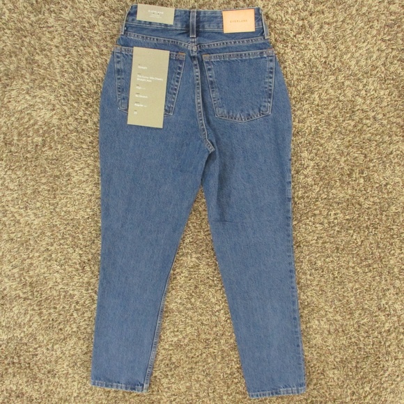 Everlane Jeans Women's 24 Curvy 90s Cheeky‎ Straight High Rise Northridge Denim - Picture 2 of 14
